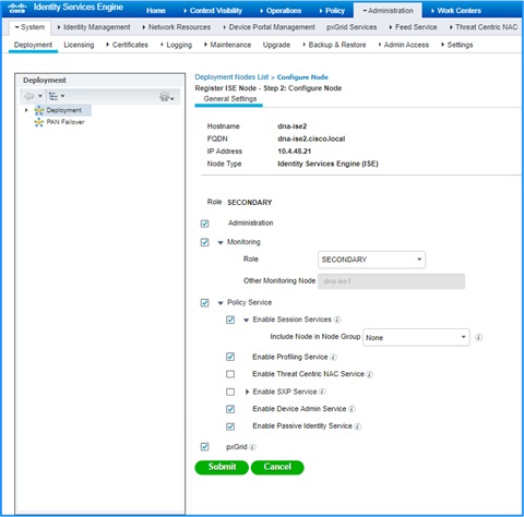 cisco ise 2.4 replace node cisco ise 2.4 replace node