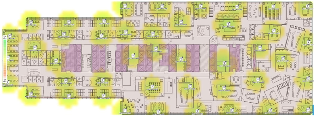 cisco dynamic vlan assignment radius A map of a buildingDescription automatically generated