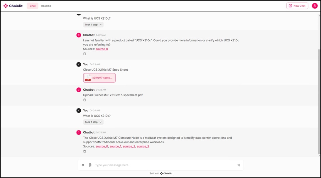 A screenshot of a chatDescription automatically generated