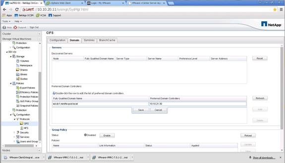 Description: E:\My Documents\NetApp\Projects\1. Eagles - Cisco 2015 ESXi55 XD76 CVD\Docs\System Manager\Screen Capture17 CIFS 3.JPG