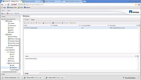 Description: E:\My Documents\NetApp\Projects\1. Eagles - Cisco 2015 ESXi55 XD76 CVD\Docs\System Manager\Screen Capture17 CIFS 4.JPG