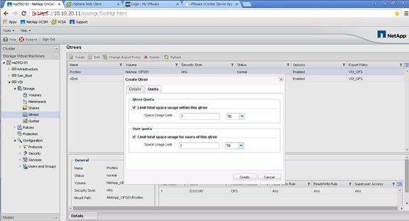 Description: E:\My Documents\NetApp\Projects\1. Eagles - Cisco 2015 ESXi55 XD76 CVD\Docs\System Manager\Screen Capture18 Qtrees for CIFS 3.JPG