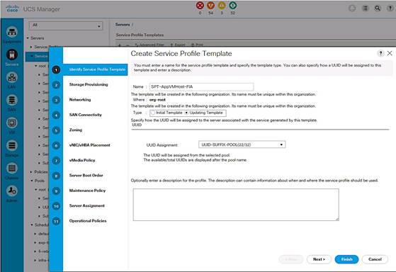 Description: DeploymentGuide-Screenshots/UCS%20Server%20Configuration%20Screenshots/ServiceProfileTemplate/SPT-1-AppVMHost-FIA.png