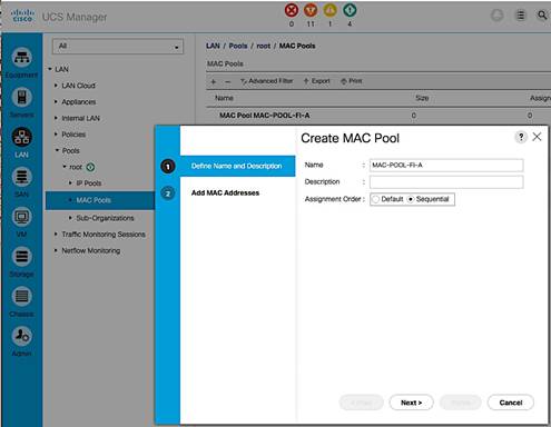 Description: ../../../../../../Box%20Sync/Nimble%20Projects%20-%20Archana%20/UFF%20CVD/DeploymentGuide-Screenshots/UCS%20LAN%20Configuration%20Screenshots/CreateMACPools-Updated/Screen%20Shot%20201