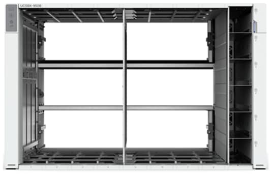 A metal shelf with four shelvesDescription automatically generated with medium confidence