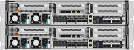 NetApp AFF A400 rear view