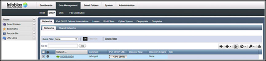 Infoblox DHCP server configuration