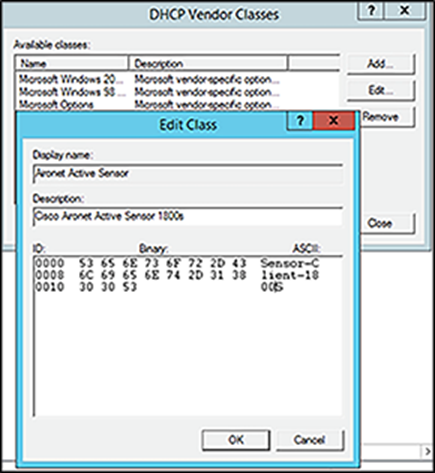 Creating a vendor class in Windows Server