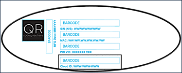 A close-up of a barcodeDescription automatically generated