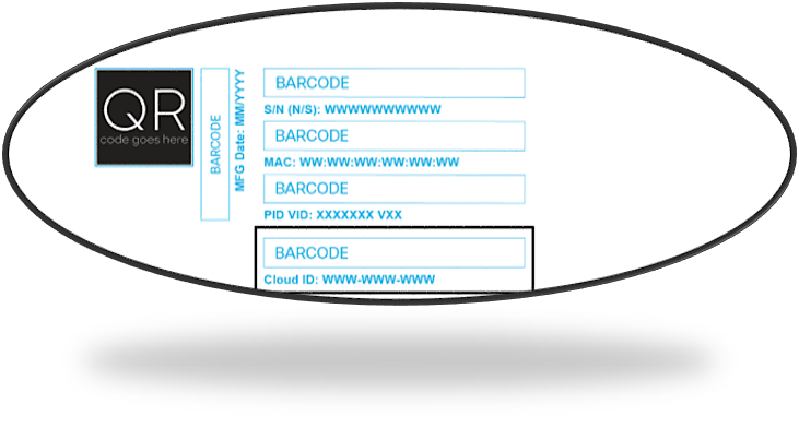 A close-up of a barcodeDescription automatically generated