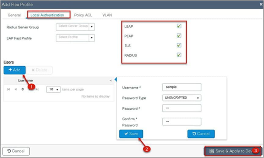 Add Flex Profile