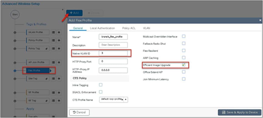 Add Flex Profile