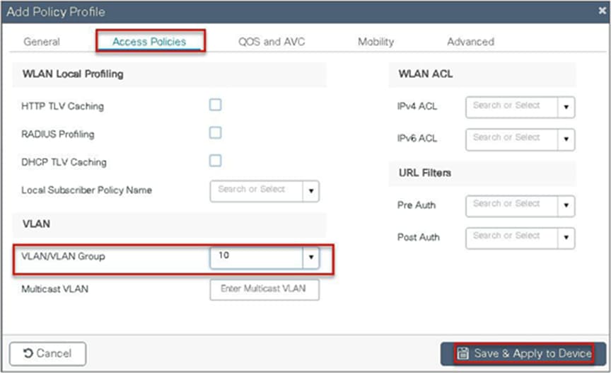 Add policy profile