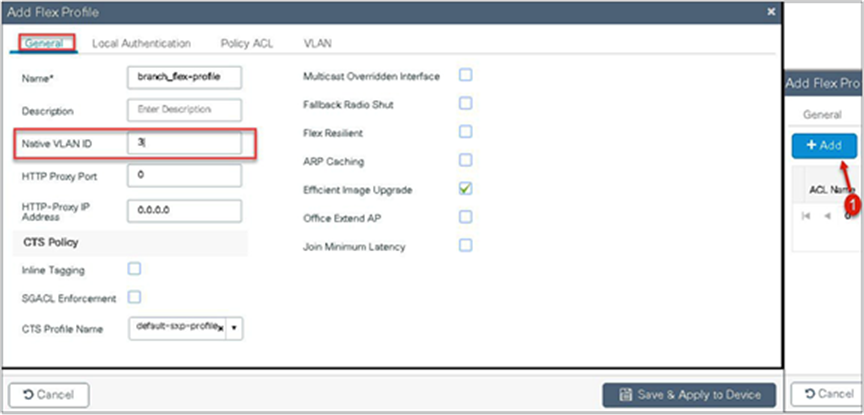 Add Flex Profile