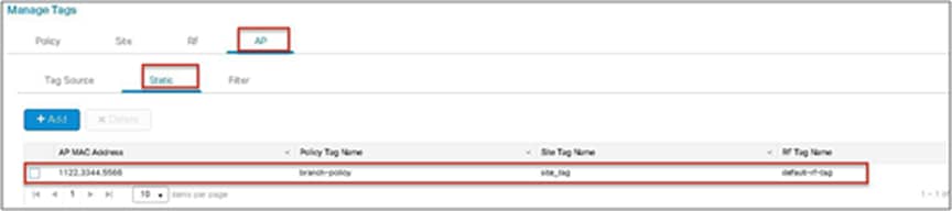 Manage Tags