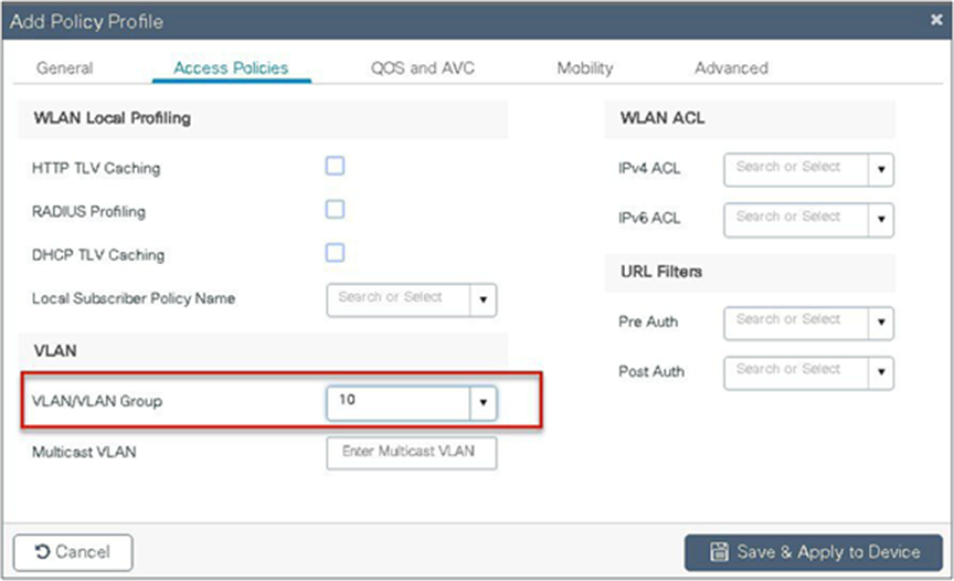 Add policy profile