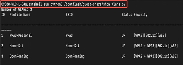Accessing the IOS CLI from the Guest Shell