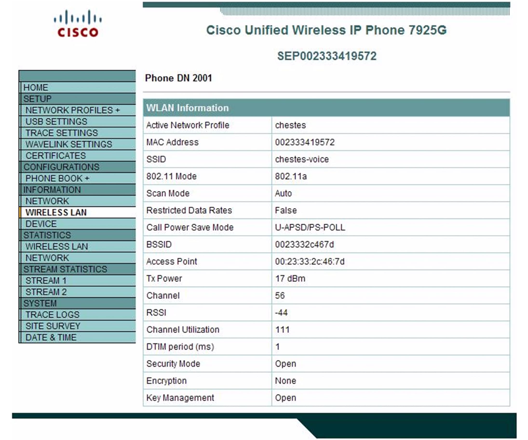 Voice Over Wireless LAN (VoWLAN) Troubleshooting Guide