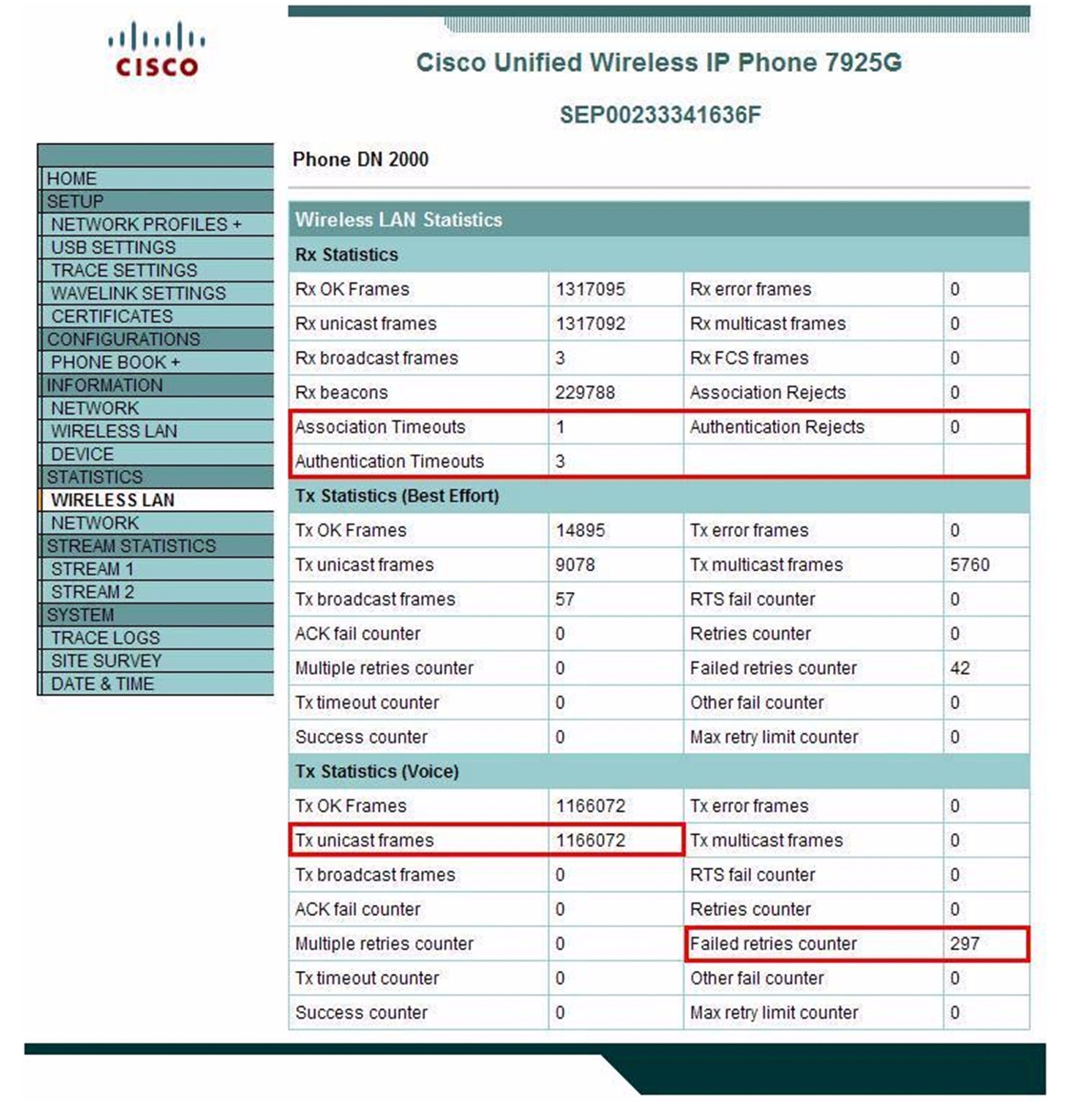 Voice Over Wireless LAN (VoWLAN) Troubleshooting Guide