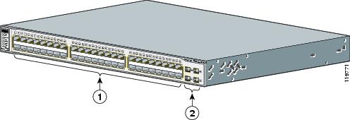 PLUS 4x SFP Port 126 48x 10/100 Mbit Cisco Catalyst ws-3750 48ps-s Poe 