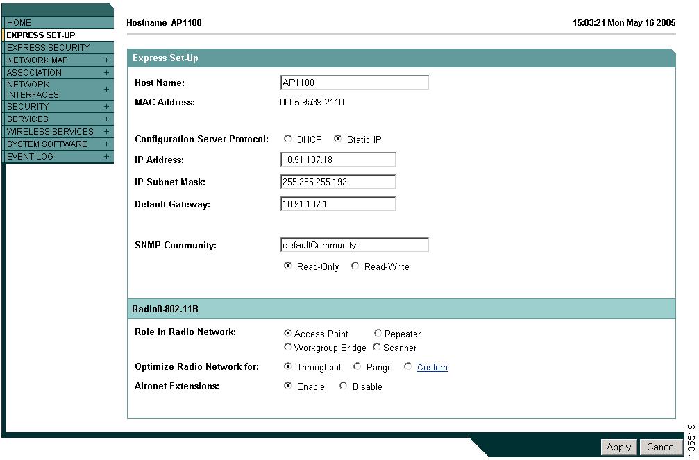 Cisco IOS Software Configuration Guide for Cisco Access Points