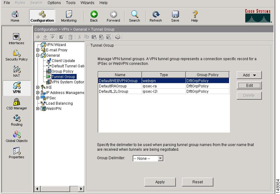 ASDM における VPN 設定手順の概要 Version 5.2(1) SVC の設定 [Cisco Adaptive Security
