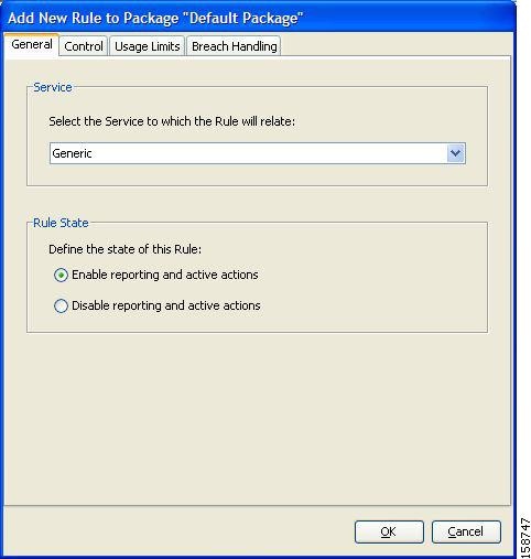 Add New Rule to Package dialog box