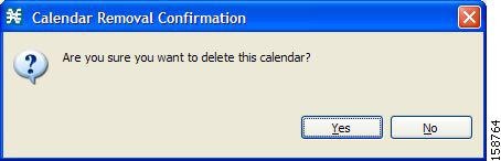 Calendar Removal Confirmation