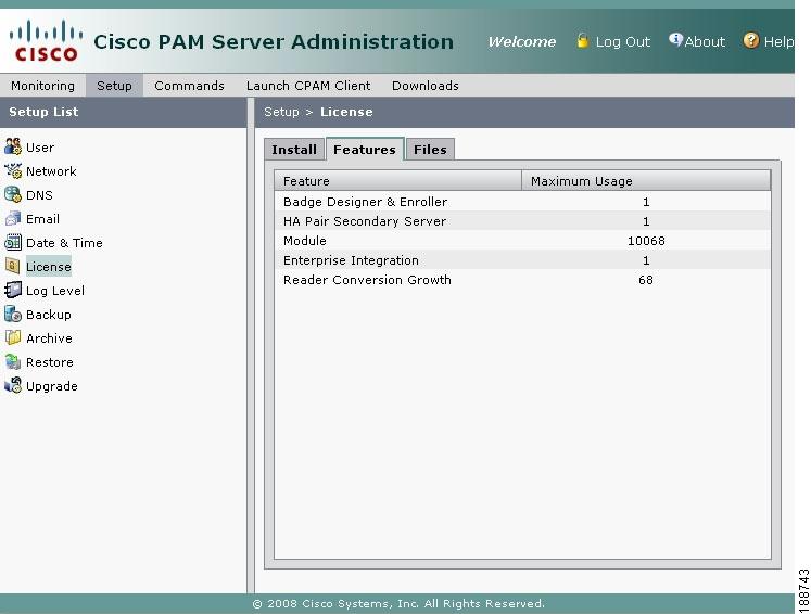 Cisco Physical Access Manager Appliance User Guide, Release 1.0.0 Configuring and Monitoring