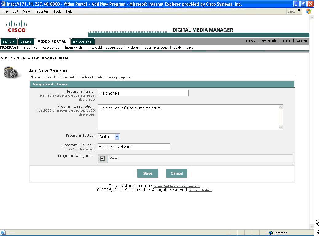 Cisco Digital Media Manager User Guide (version 3.5) Create Content