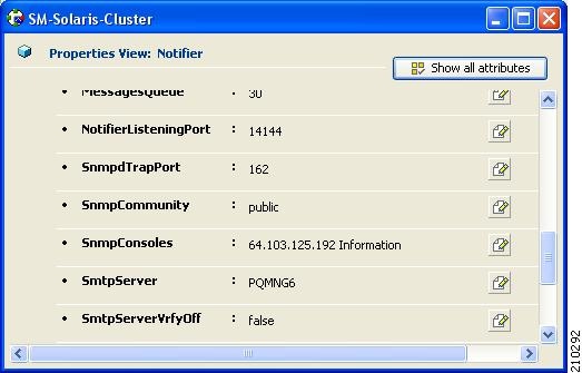 Configuring Notifier Manager Attributes