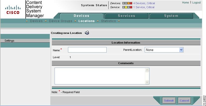 Cisco Internet Streamer Cds 2 0 2 2 Software コンフィギュレーション ガイド デバイスの設定 Cisco Videoscape Distribution Suite For Internet Streaming Cisco