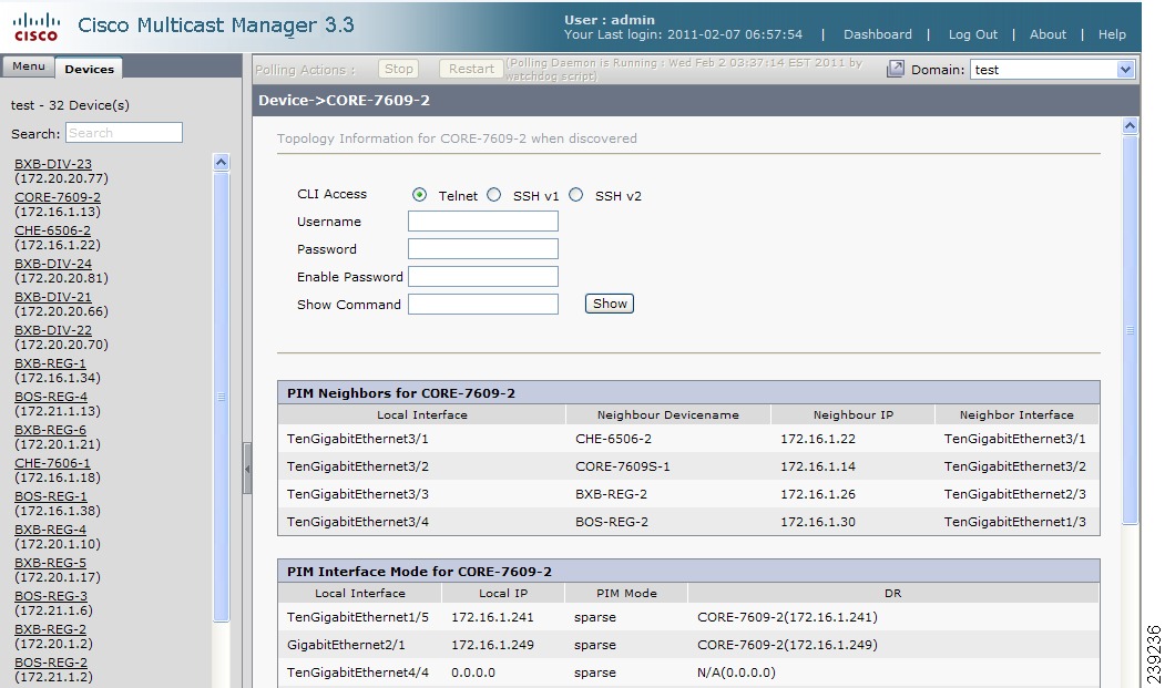 User Guide for Cisco Multicast Manager, 3.2 Getting Started [Cisco