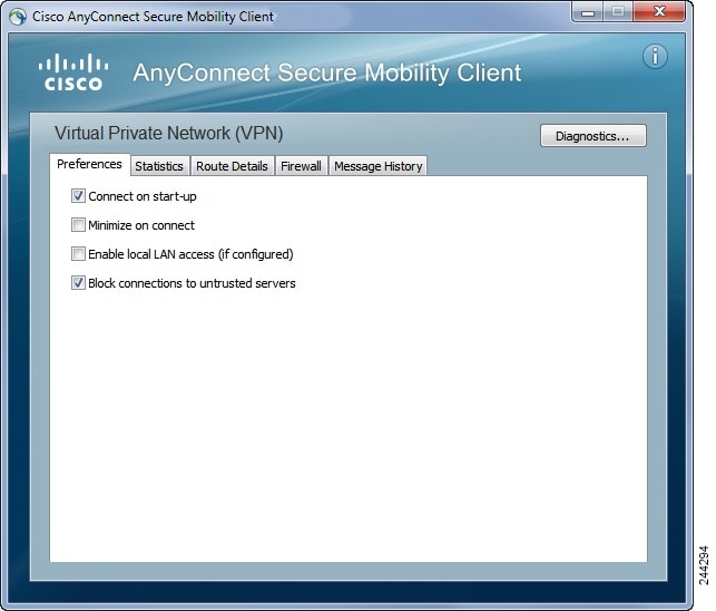 Cisco Anyconnect Secure Mobility Client Administrator Guide Release 4 1 Configure Vpn Access Cisco Anyconnect Secure Mobility Client Cisco