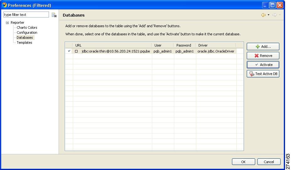 Database Preferences - Databases