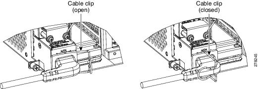 Cable Clip to Secure the Power Cable