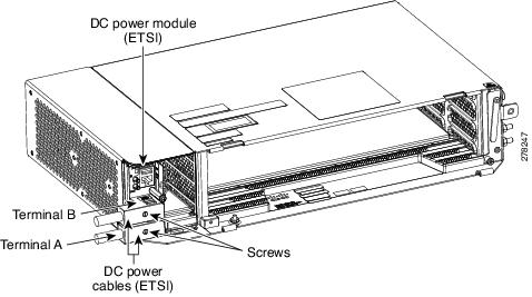 Connecting Office Power - DC Power Module (ETSI Only)