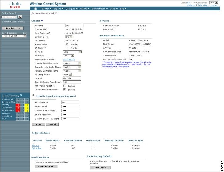 Cisco Wireless Control System Configuration Guide, Release 5.1