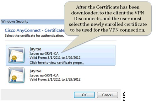 cisco anyconnect vpn client windows 7 certificate validation failure