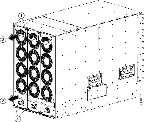 Removing a fan tray