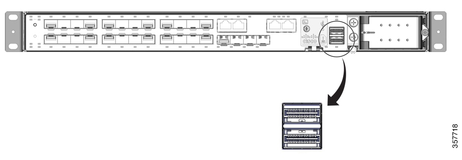 IE9320 GE Fiber switch stacking interface
