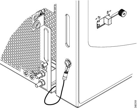 Connecting ground strap cable to the ground point