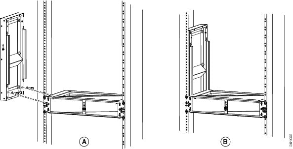 Installing the left vertical air plenum