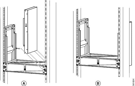 Installing the right vertical air plenum