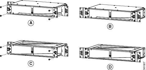 Installing the adapter plates on the horizontal air plenum