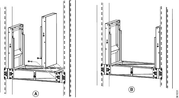 Installing the right vertical air plenum