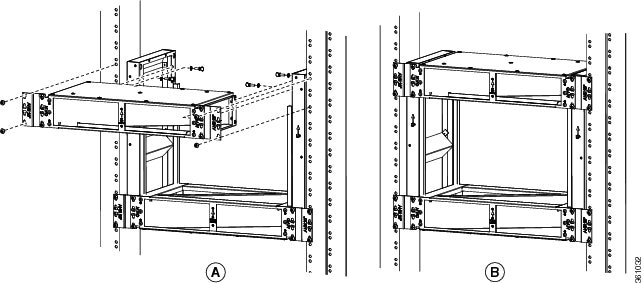 Installing the horizontal plenum above the vertical plenums
