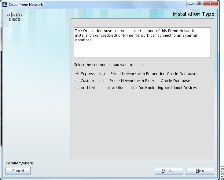 Cisco Prime Network Installation Guide, 5.0 Installing the Prime