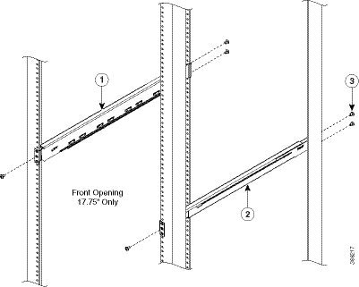 Slider Integration to the 4-Post 19" Rack