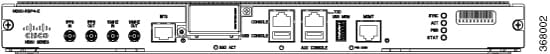 This figure shows the front panel of the Cisco N560-RSP4-E.